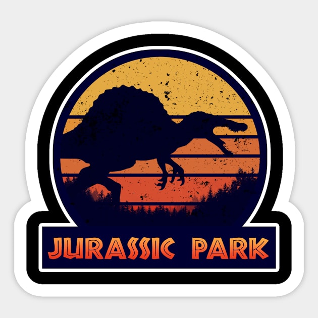 Spinosaurus Jurassic Vintage Spinosaurus Sticker Teepublic